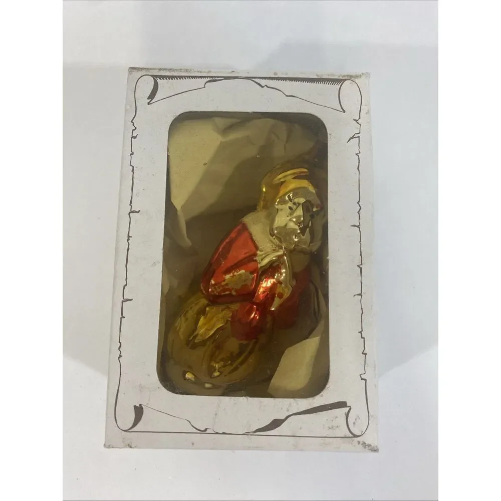Vintage Inge-Glas‎ Christmas Ornament Genie W/ Original Box